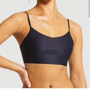 Gymshark No VLP Bralette Black Size Medium